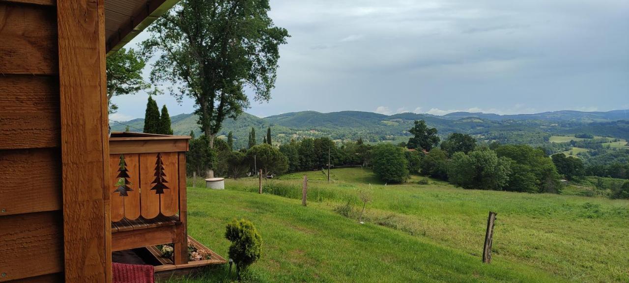 Domaine Le Lanis "Cabane De Pauline" Saint-Girons  Bagian luar foto