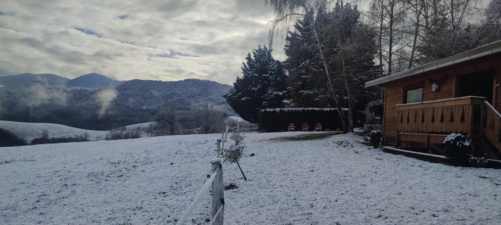 Domaine Le Lanis "Cabane De Pauline" Saint-Girons  Bagian luar foto