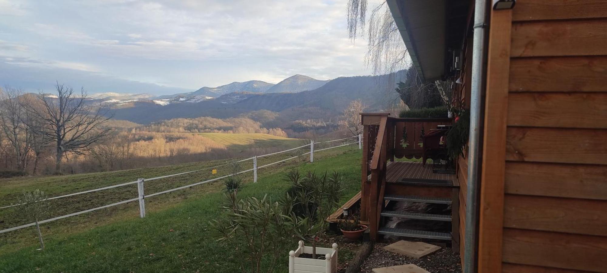 Domaine Le Lanis "Cabane De Pauline" Saint-Girons  Bagian luar foto