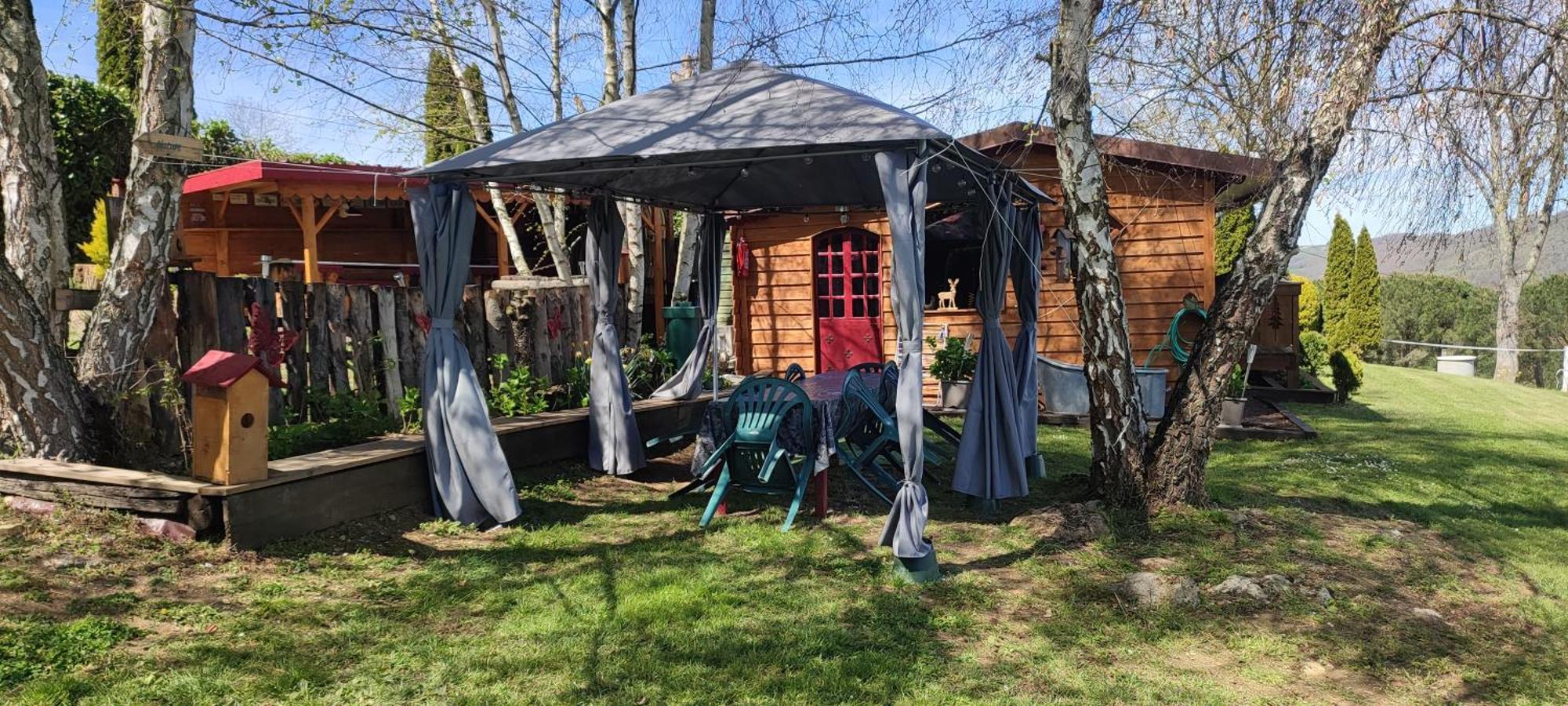 Domaine Le Lanis "Cabane De Pauline" Saint-Girons  Bagian luar foto